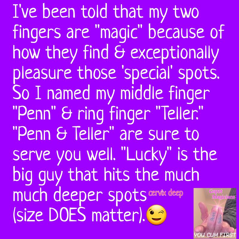 Penn&+Teller fingers described